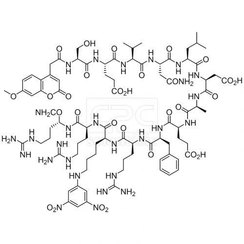Mca-(Asn670,Leu671)-Amyloid b/A4 Protein Precursor770 (667-676)-Lys(DNP)-Arg-Arg amide