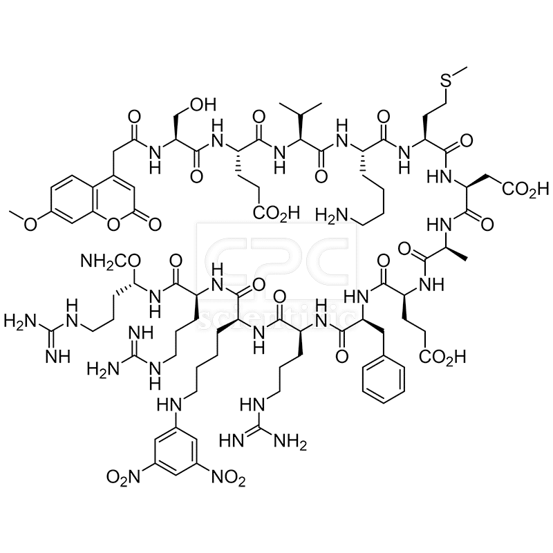 Mca-Amyloid b/A4 Protein Precursor770 (667-676)-Lys(DNP)-Arg-Arg amide