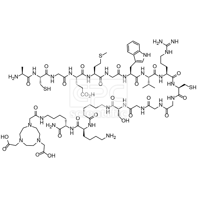 Metal chelating peptide Pep-1L-NOTA