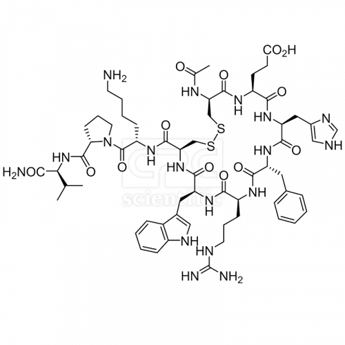 [Ac-Cys4,DPhe7,Cys10] alpha-MSH (4-13), amide