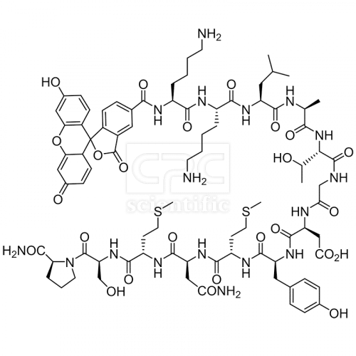 5FAM-KKLATGDYMNMSP-NH2