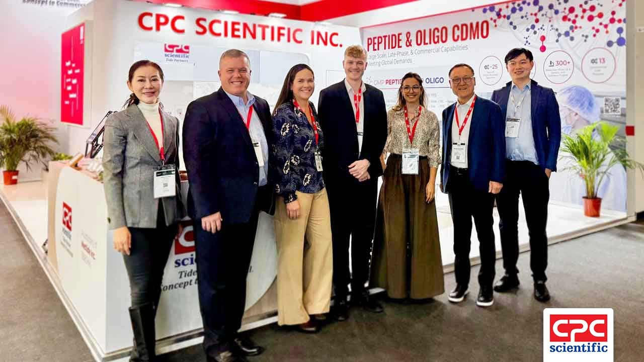 CPC Scientific is back at CPHI Frankfurt 2025, showcasing our global leadership as a top peptide and oligonucleotide CDMO and GMP manufacturer