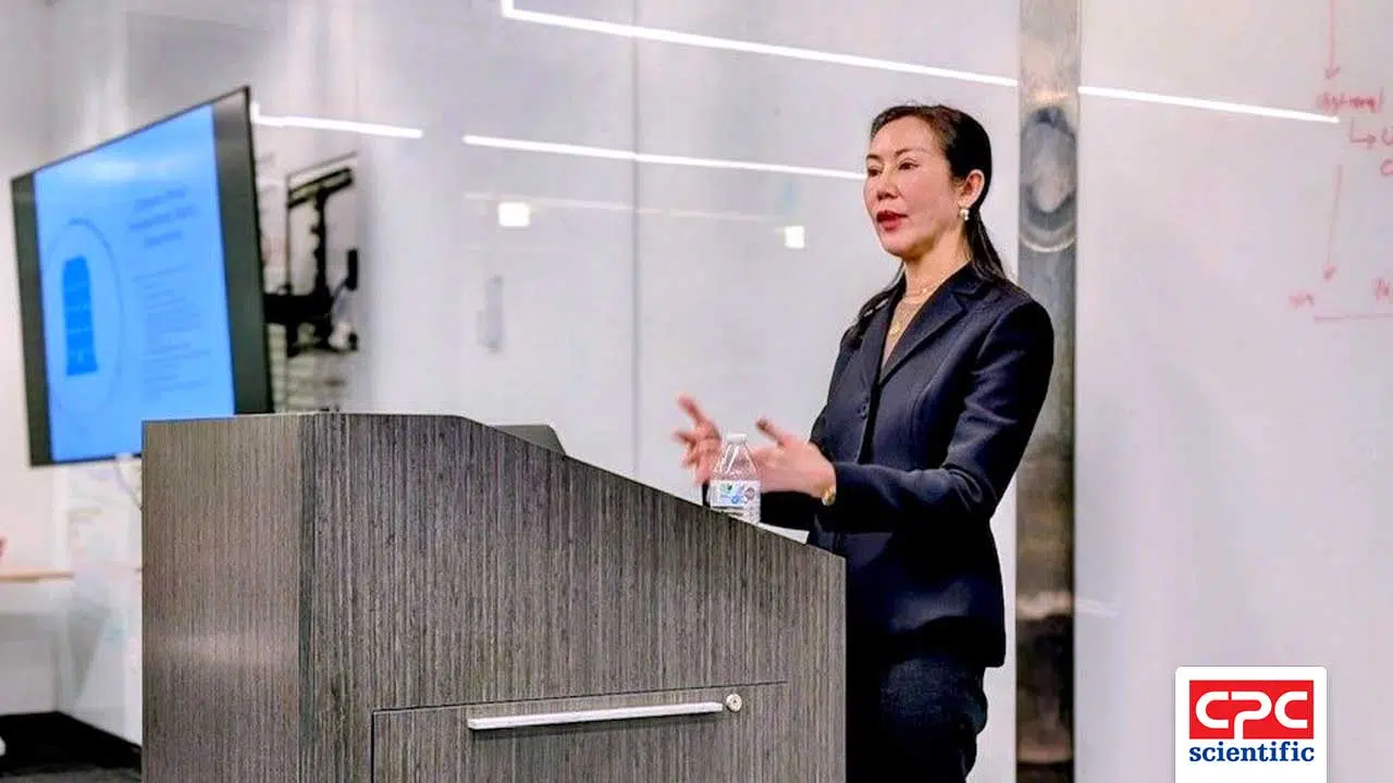 Theresa Cheng speaks on how scientific programs evolve from academic discovery into GMP manufacturing and clinical and commercial development, drawing on CPC Scientific's peptide and oligonucleotide CRDMO expertise